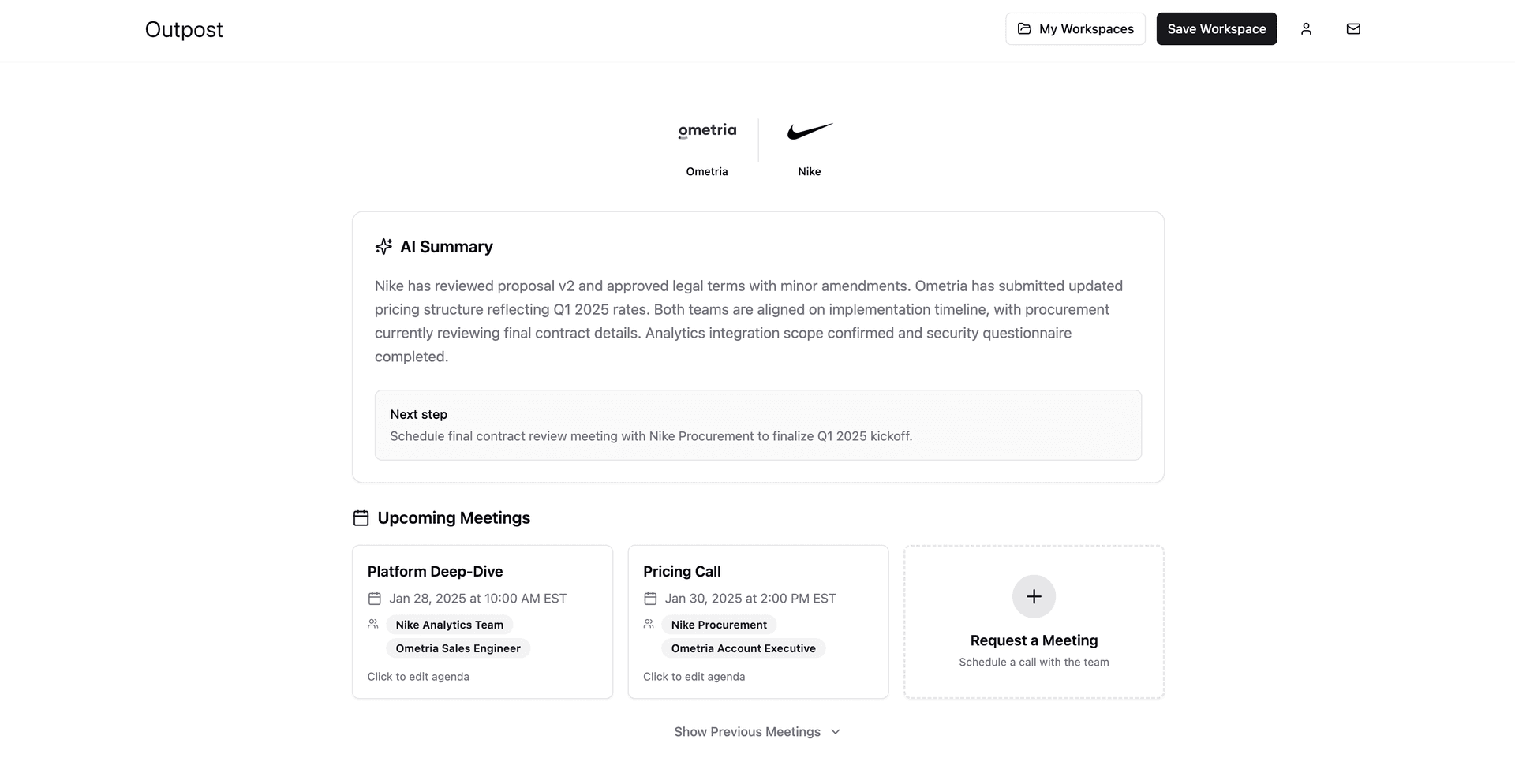 Auto-populated from your workflow